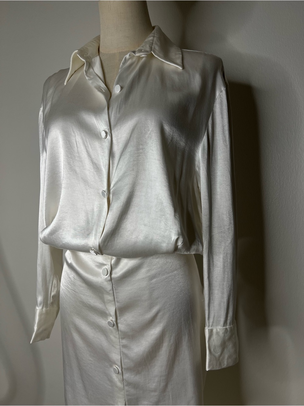 Zara Silk shirt dress - Picture 2 of 5